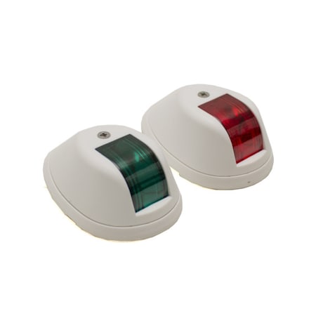 Marine Sport Lighting 12V-24V Marine Starboard GREEN and Port RED LED light set PR MSPS12WSRG